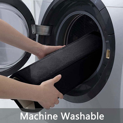 까만 고무 흡수제 비 연약한 기억 거품 발닦는 매트 미끄러짐