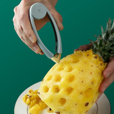 부엌 스테인레스 강 딸기 감자 파인애플 토마토 휼러 줄기 제거제