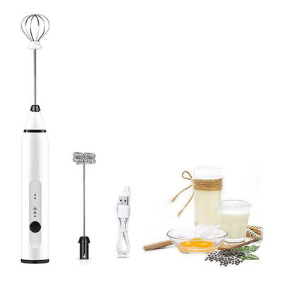 카푸치노 라떼 커피 에그용 USB 충전식 침수 블렌더 미니 Frother