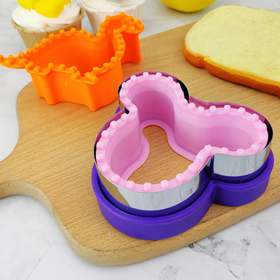마음 별 미키는 빵 DIY 샌드위치 커터 스테인레스 강을 형성합니다
