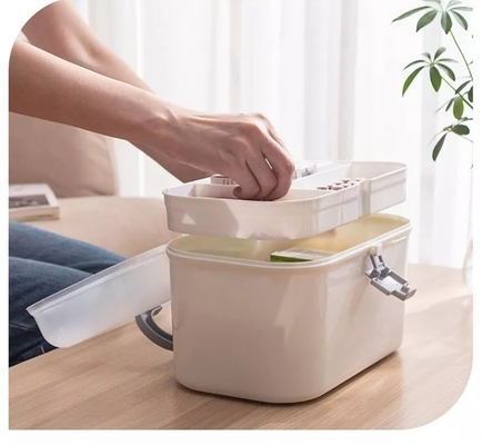 가지고 다닐 수 있는 세대 저장 용기 플라스틱 구급함 창시자