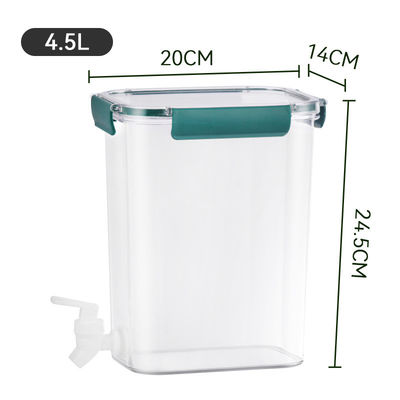 수도꼭지와 4.5L 플라스틱 냉동기 자동 음료 판매기 찬물 솥