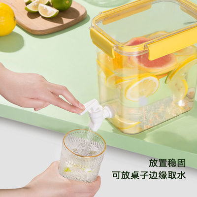 수도꼭지와 4.5L 플라스틱 냉동기 자동 음료 판매기 찬물 솥