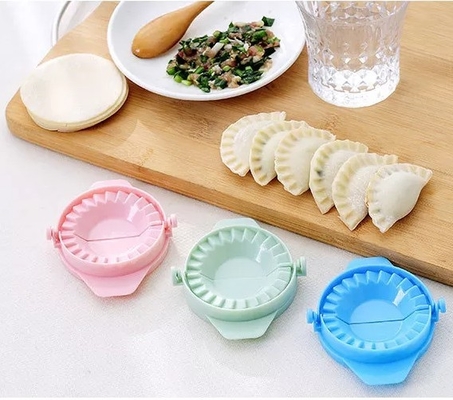 마술 창조적 설명서 팩 기계 식품성 플라스틱 부엌 도구는 고기 만두 주형을 조입니다
