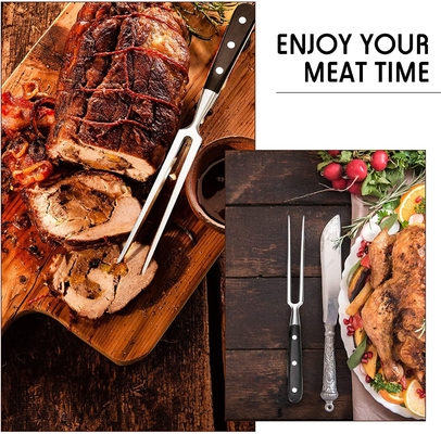 부엌 로스트 그릴을 위한 12 인치 스테이크 스테인레스 강 BBQ 포크