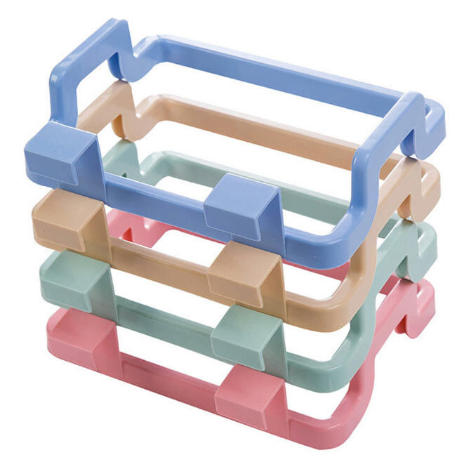 가지고 다닐 수 있는 조리실 도어 백 타입 세대 쓰레기통 랙